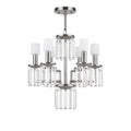 **Lampa wisząca z kryształami z czterema ramionami**