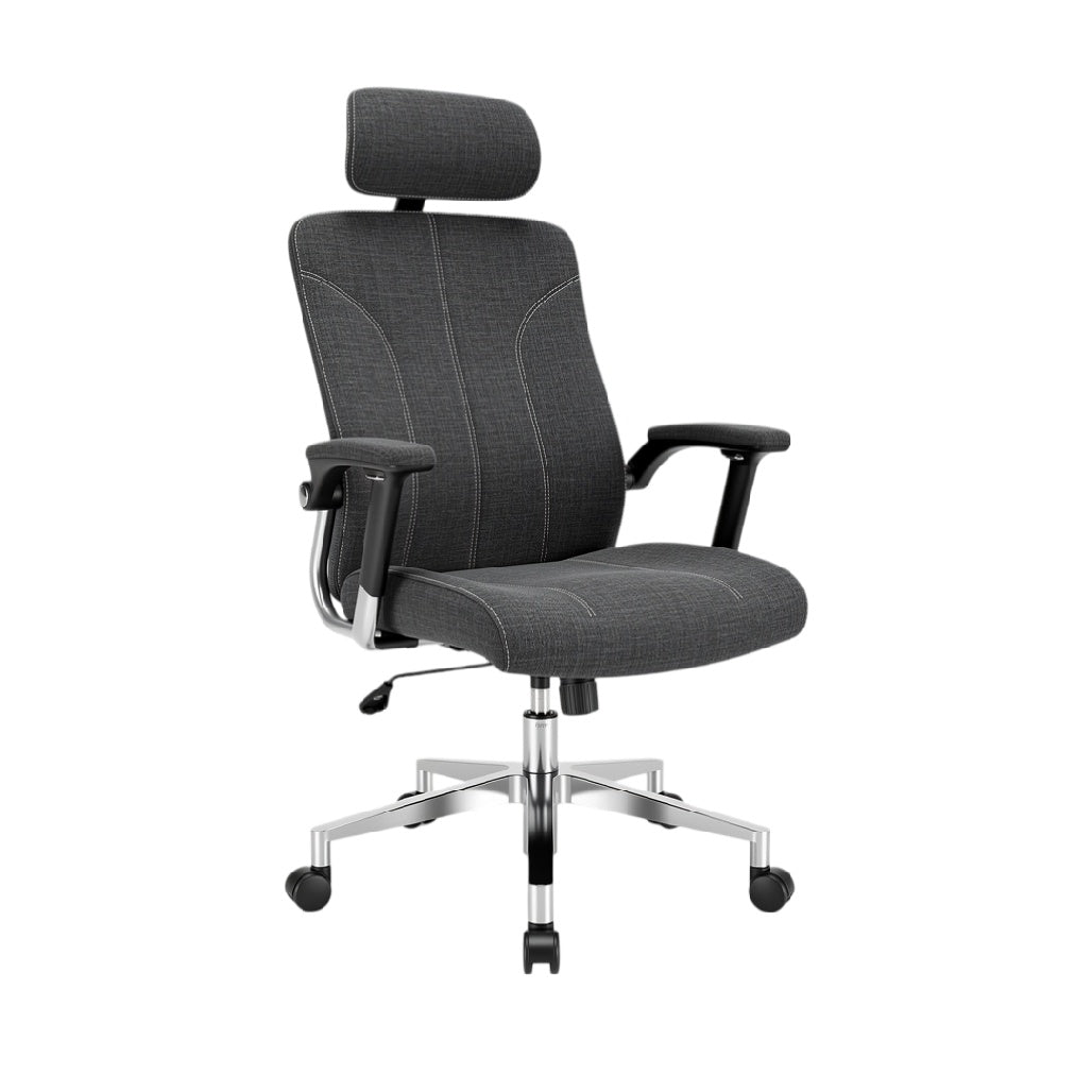 **Ergonomiczne krzesło biurowe z regulacją i podparciem głowy**